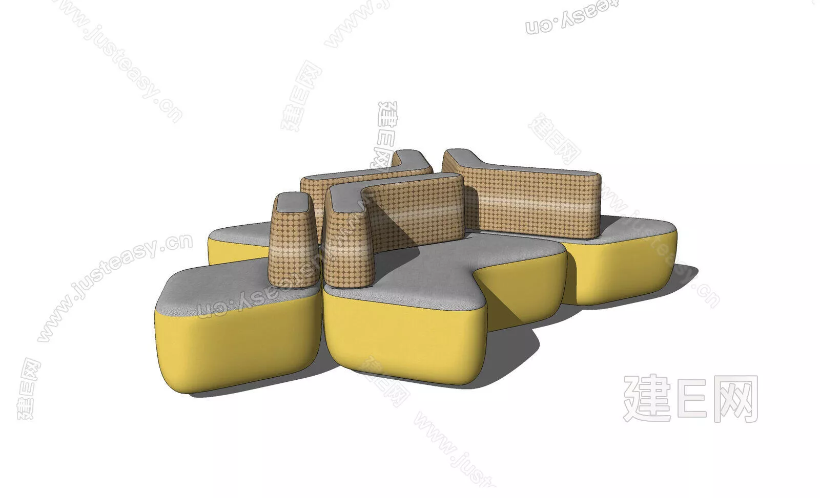 MODERN SOFA - SKETCHUP 3D MODEL - ENSCAPE - 113395048