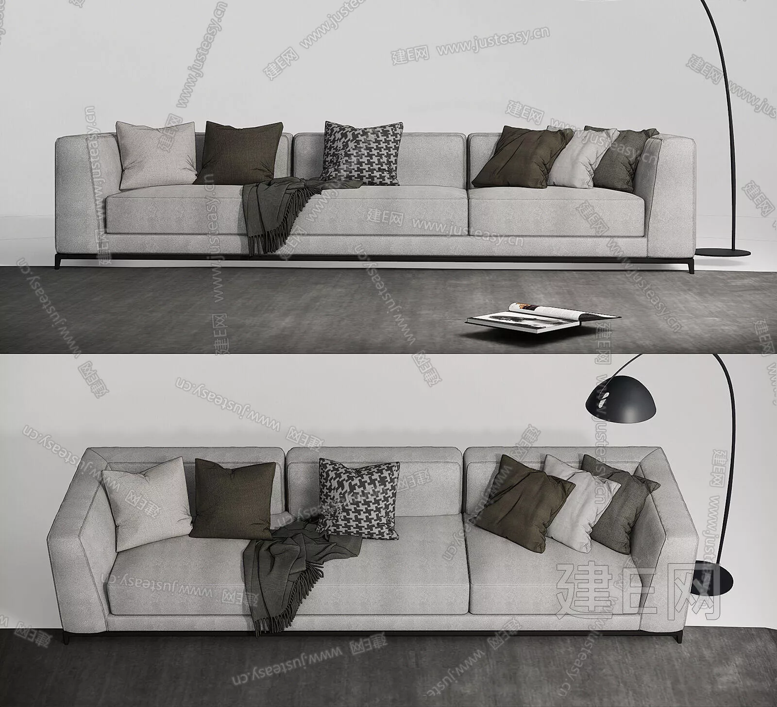 MODERN SOFA - SKETCHUP 3D MODEL - ENSCAPE - 117065022