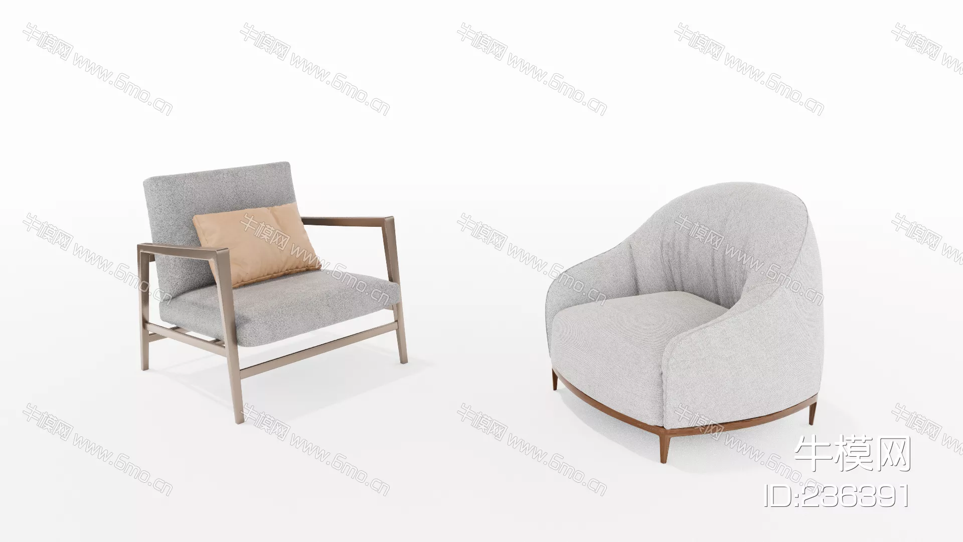 MODERN SOFA - SKETCHUP 3D MODEL - ENSCAPE - 236391