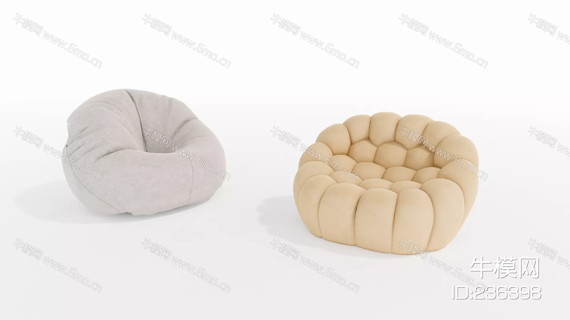 MODERN SOFA - SKETCHUP 3D MODEL - ENSCAPE - 236398