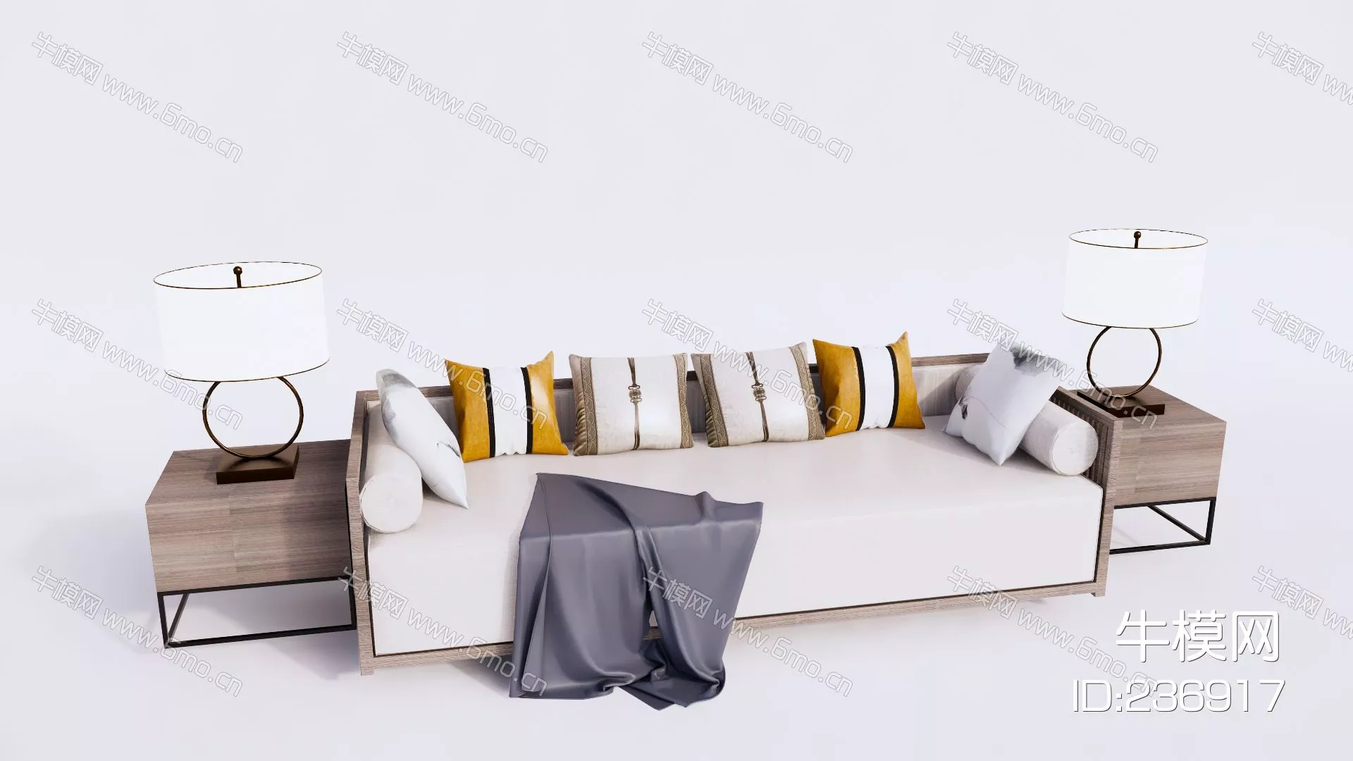 MODERN SOFA - SKETCHUP 3D MODEL - ENSCAPE - 236917