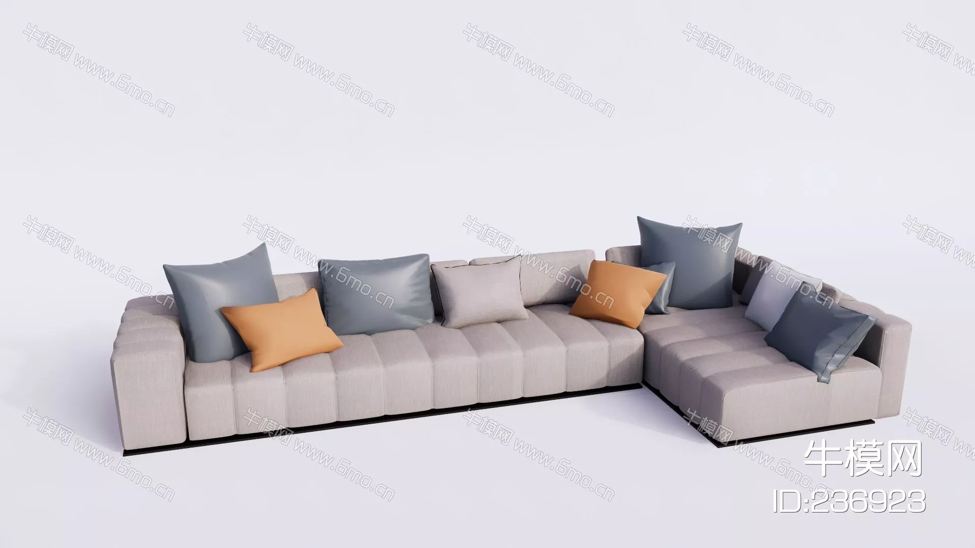 MODERN SOFA - SKETCHUP 3D MODEL - ENSCAPE - 236923