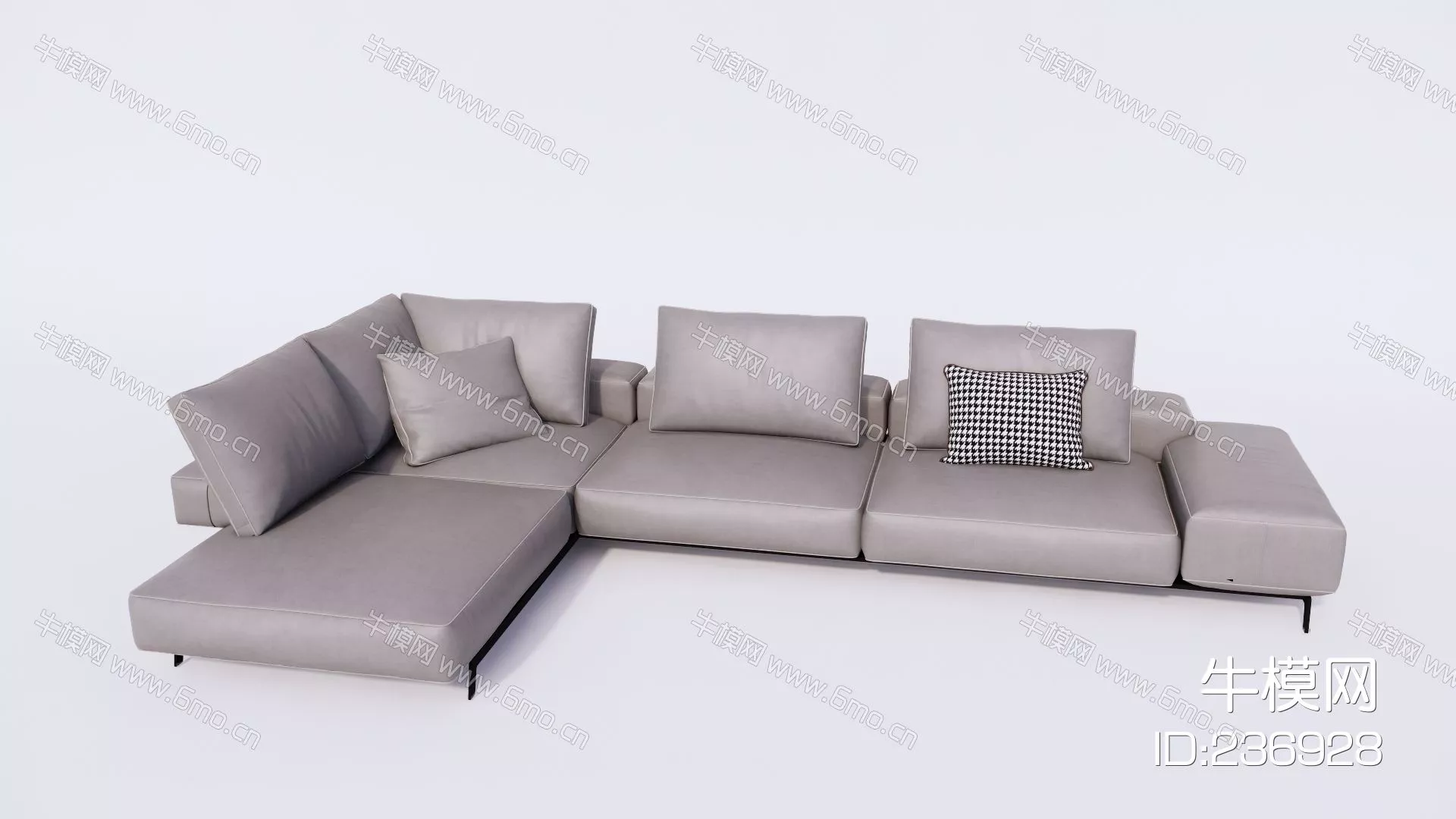 MODERN SOFA - SKETCHUP 3D MODEL - ENSCAPE - 236928