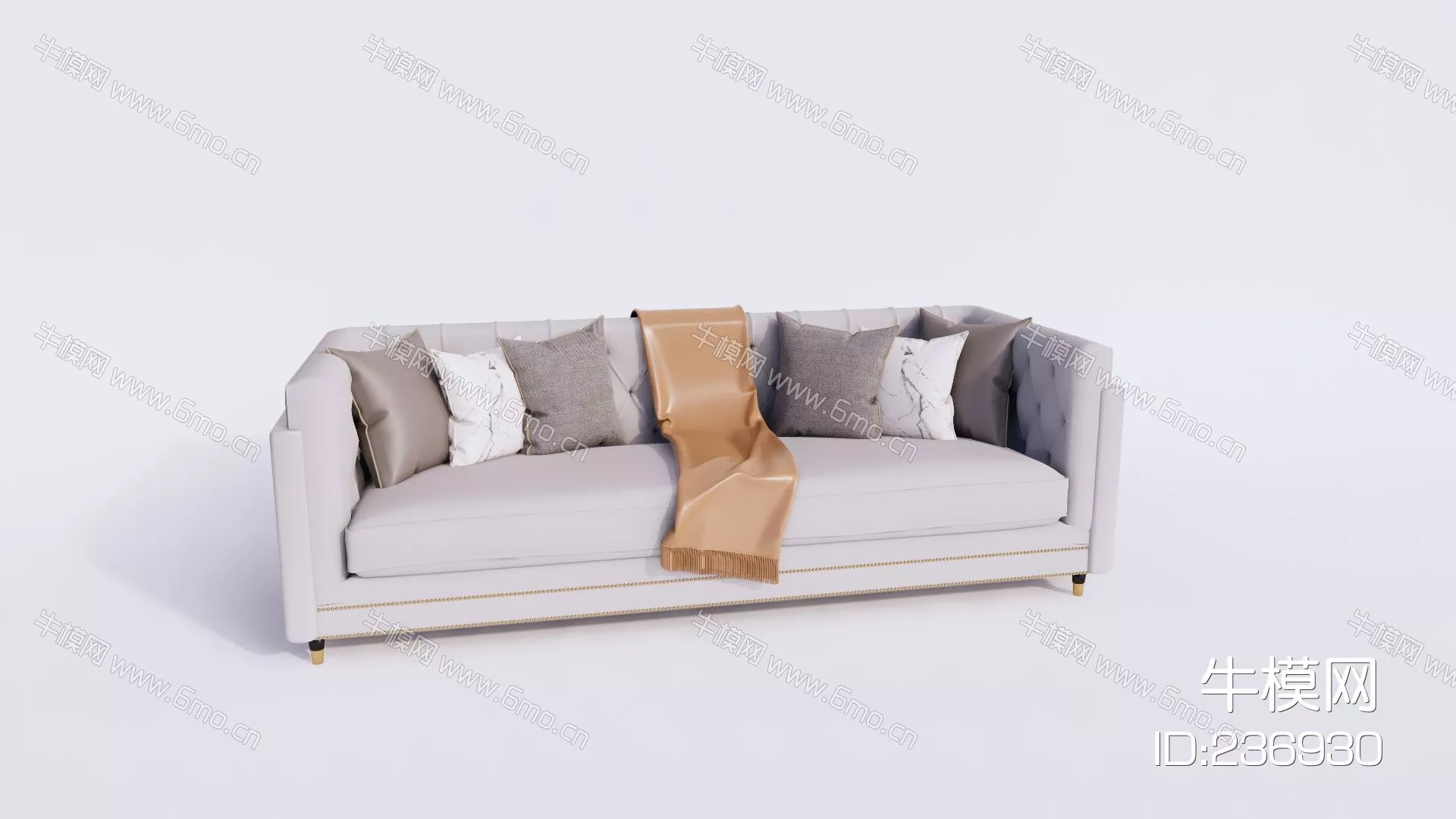 MODERN SOFA - SKETCHUP 3D MODEL - ENSCAPE - 236930