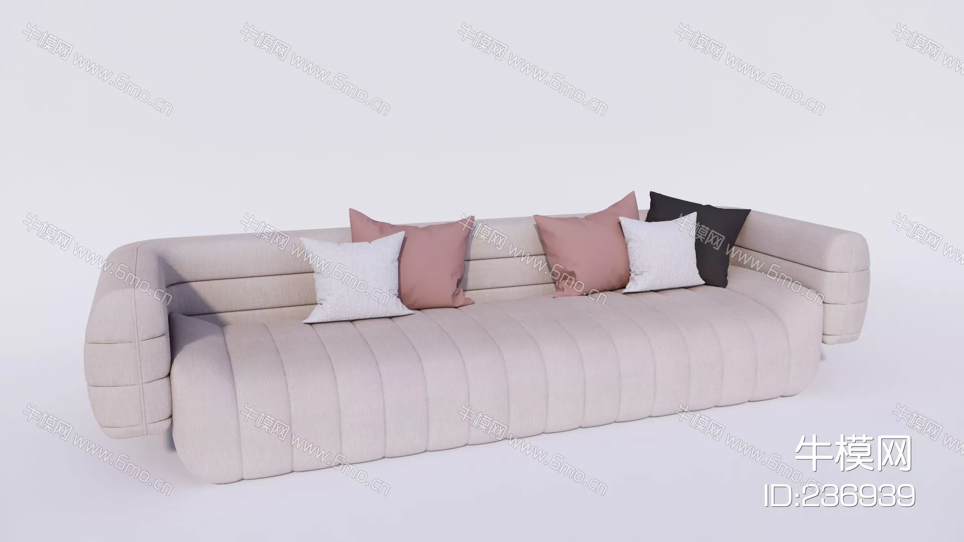 MODERN SOFA - SKETCHUP 3D MODEL - ENSCAPE - 236939