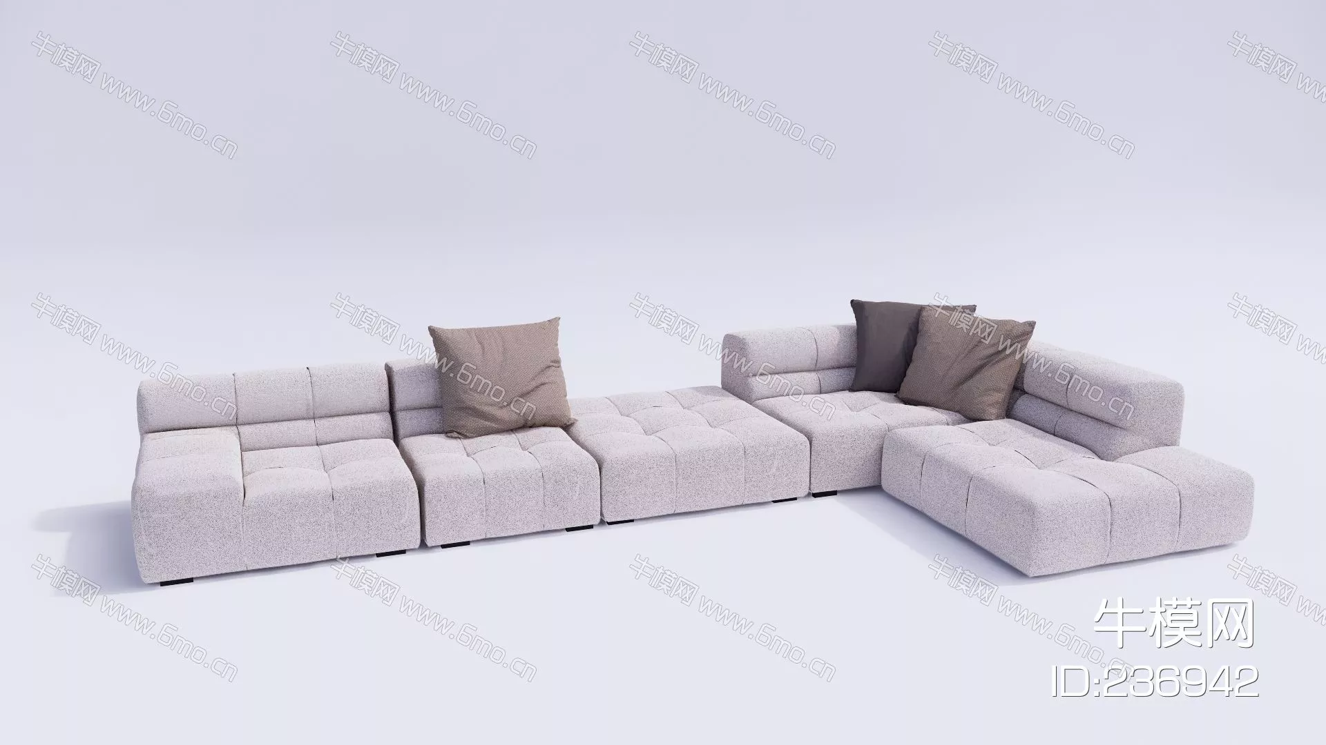 MODERN SOFA - SKETCHUP 3D MODEL - ENSCAPE - 236942