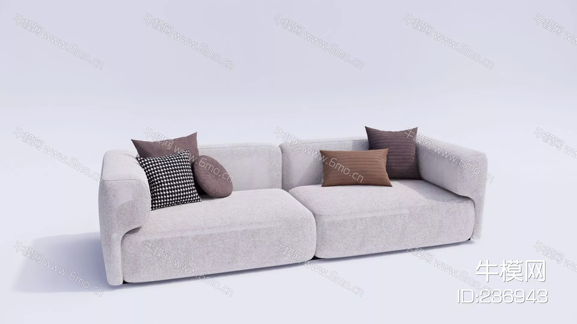 MODERN SOFA - SKETCHUP 3D MODEL - ENSCAPE - 236943