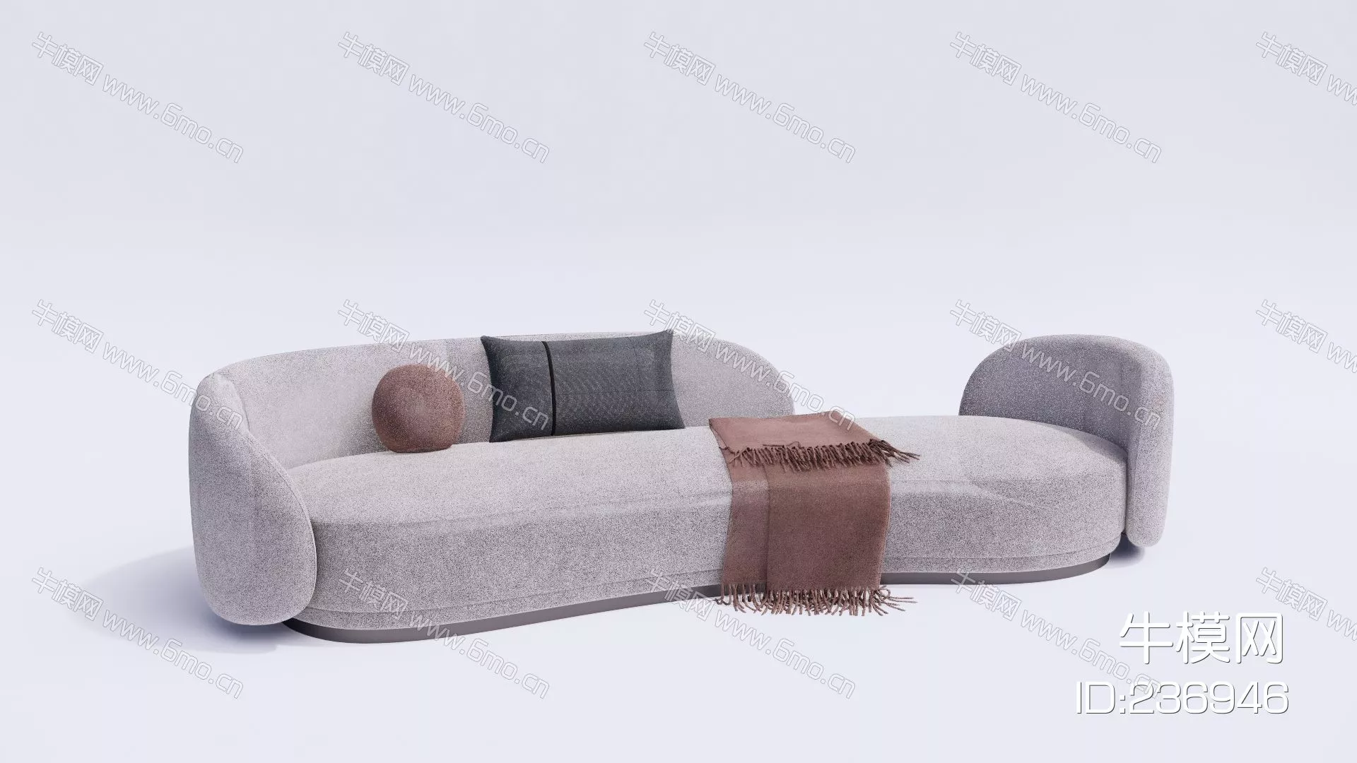 MODERN SOFA - SKETCHUP 3D MODEL - ENSCAPE - 236946