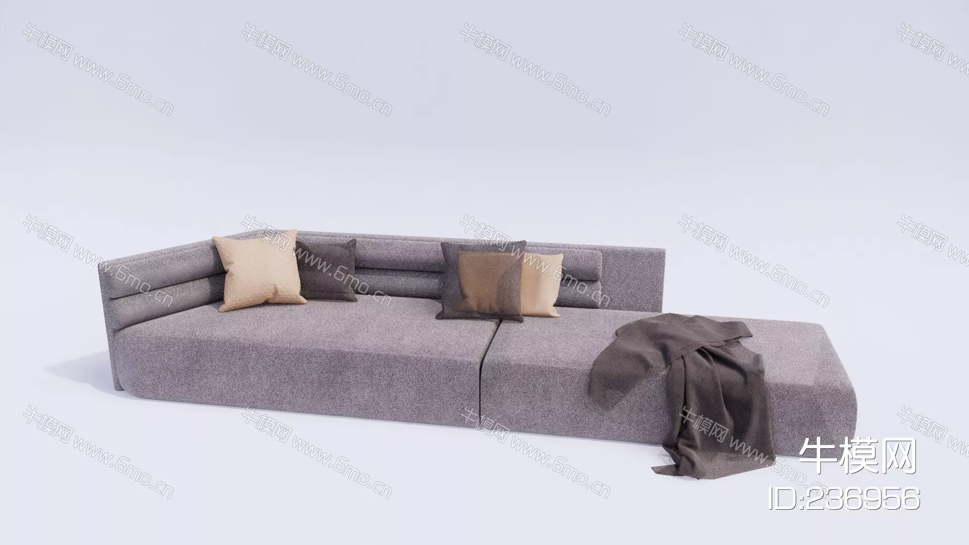 MODERN SOFA - SKETCHUP 3D MODEL - ENSCAPE - 236956