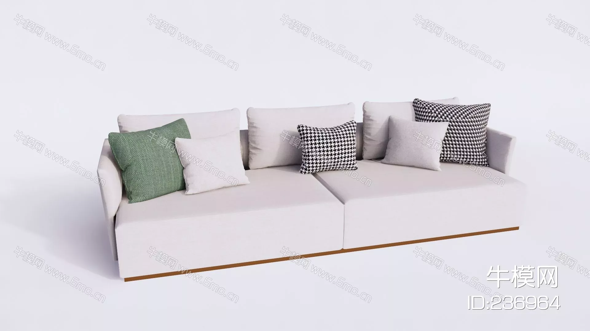 MODERN SOFA - SKETCHUP 3D MODEL - ENSCAPE - 236964