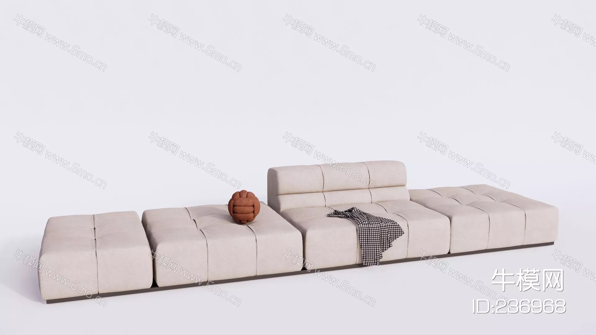 MODERN SOFA - SKETCHUP 3D MODEL - ENSCAPE - 236968