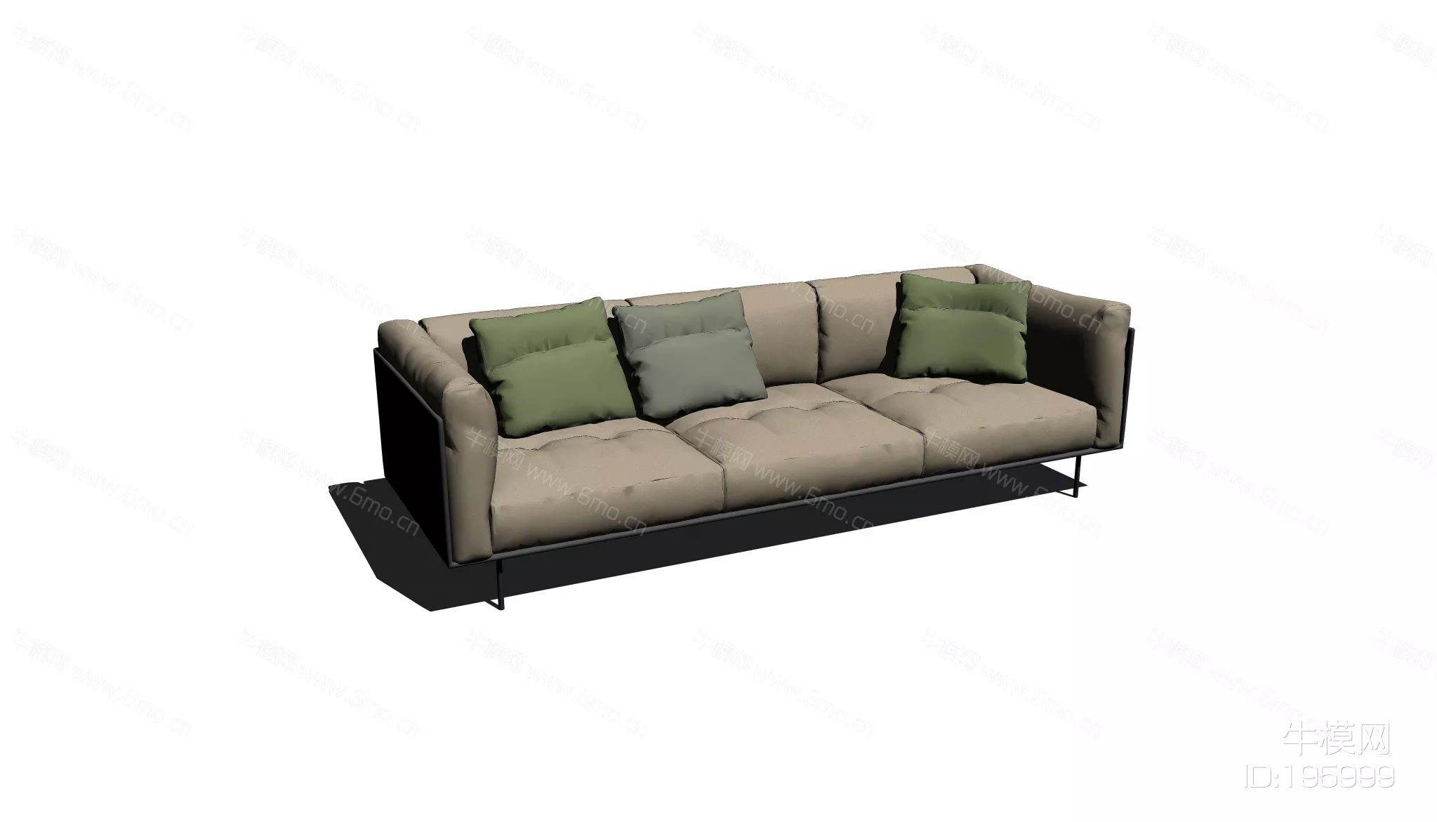 MODERN SOFA - SKETCHUP 3D MODEL - ENSCAPE - ID12925