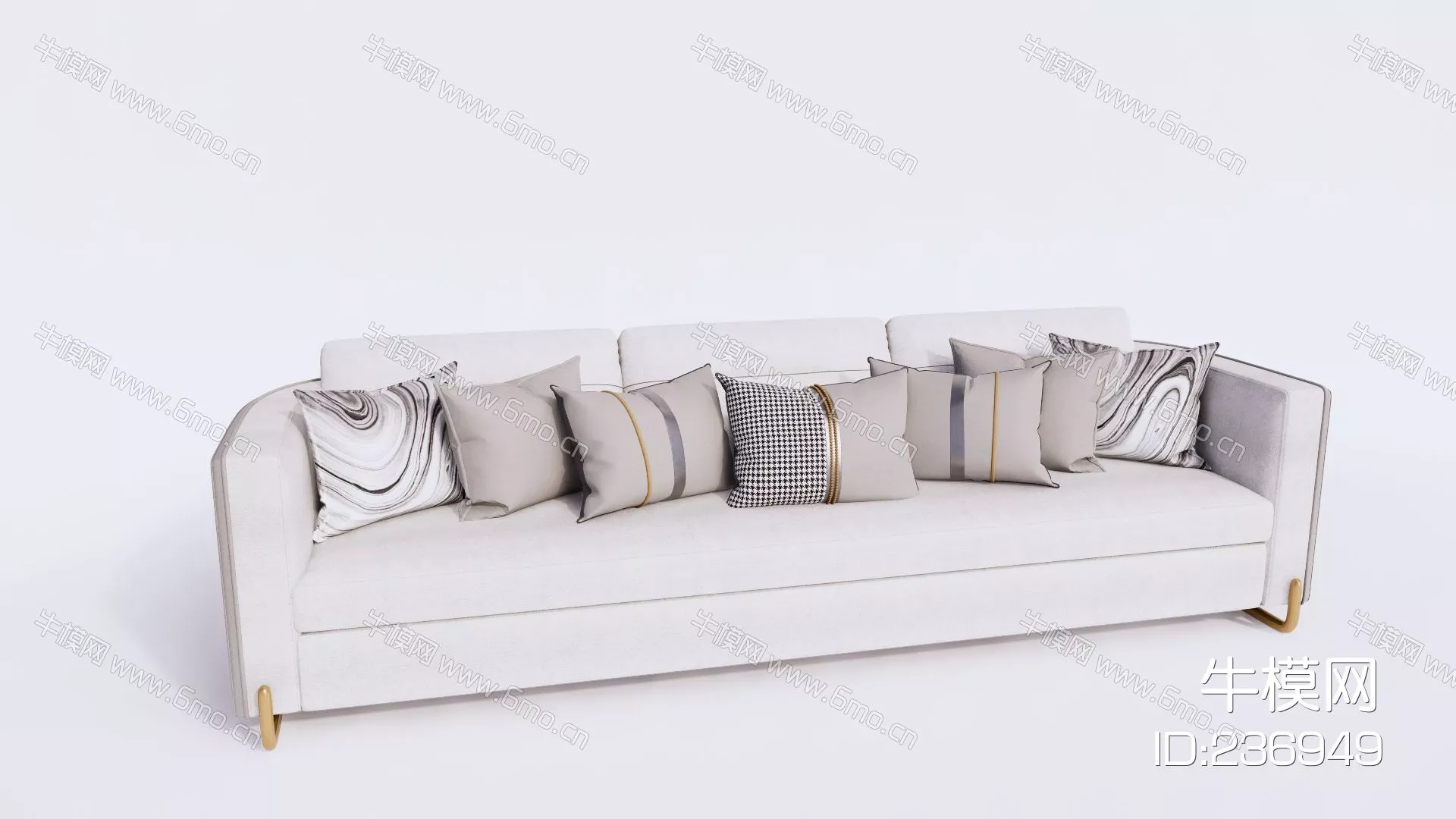 MODERN SOFA - SKETCHUP 3D MODEL - ENSCAPE - ID12982