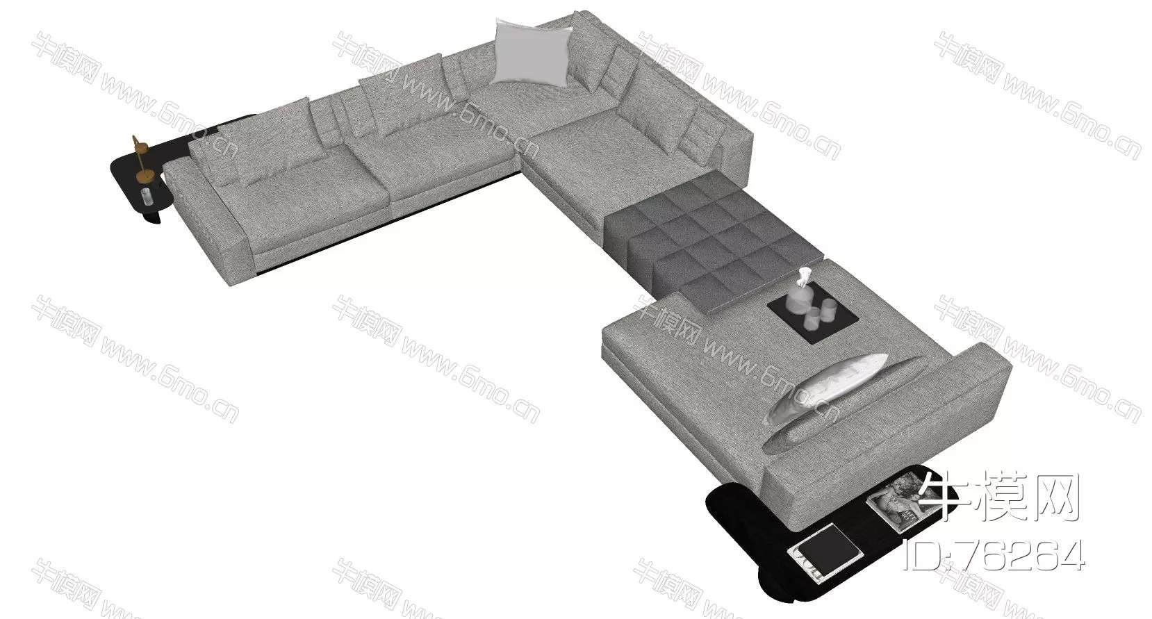 MODERN SOFA - SKETCHUP 3D MODEL - ENSCAPE - ID13004