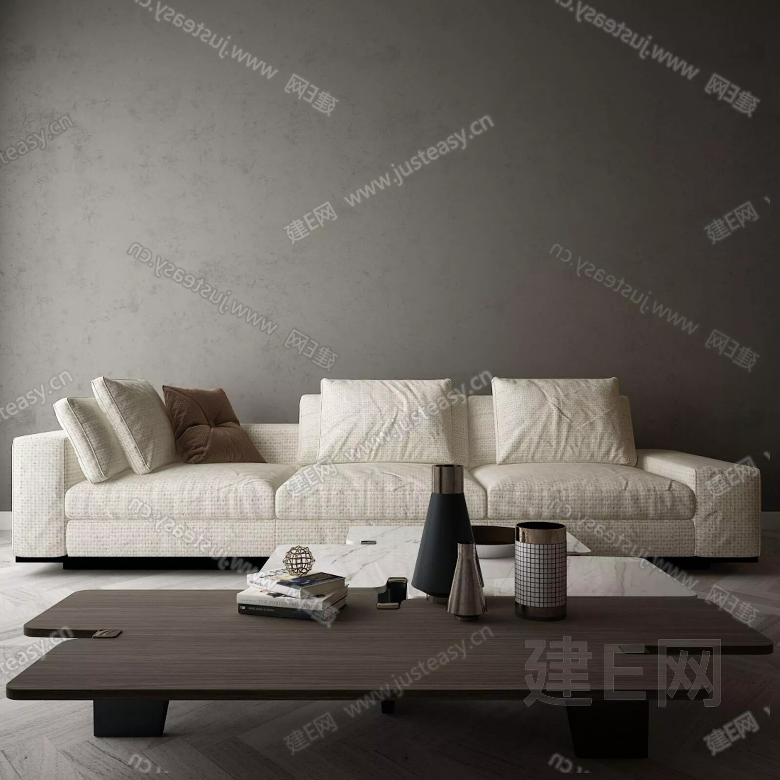 MODERN SOFA - SKETCHUP 3D MODEL - VRAY - 115099106