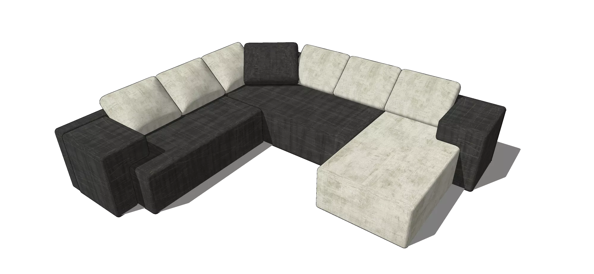 MODERN SOFA - SKETCHUP 3D MODEL - VRAY OR ENSCAPE - ID13080