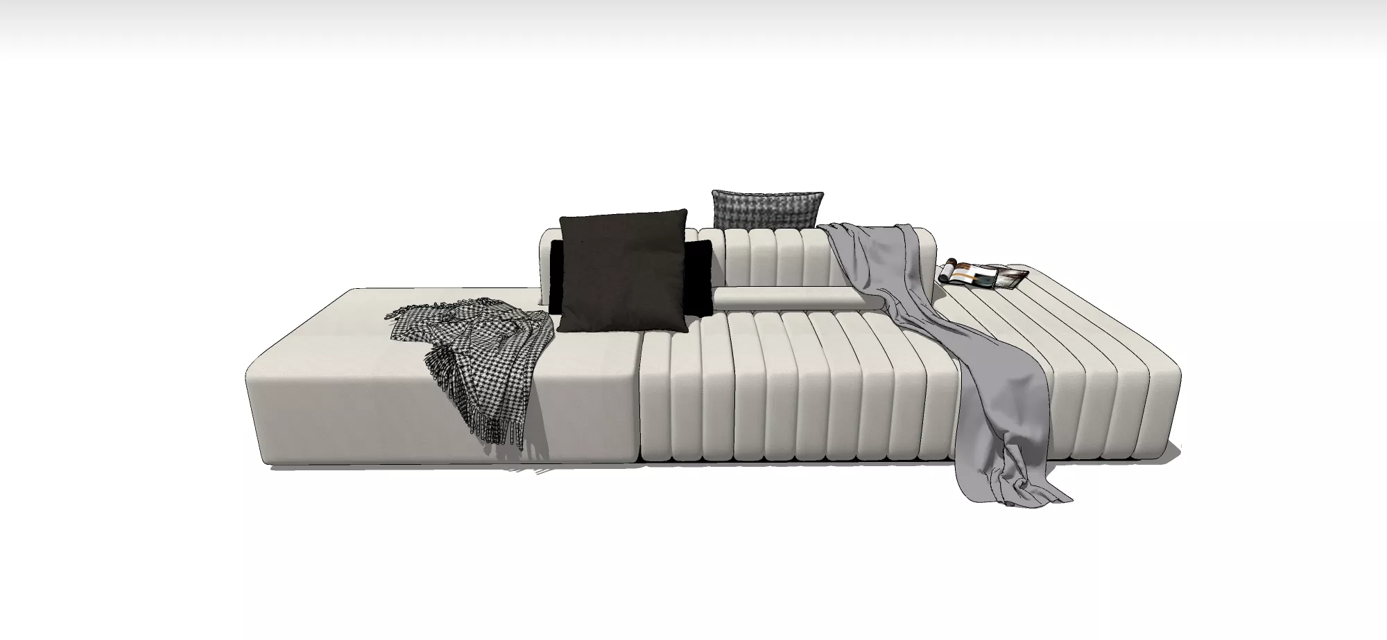 MODERN SOFA - SKETCHUP 3D MODEL - VRAY OR ENSCAPE - ID13101