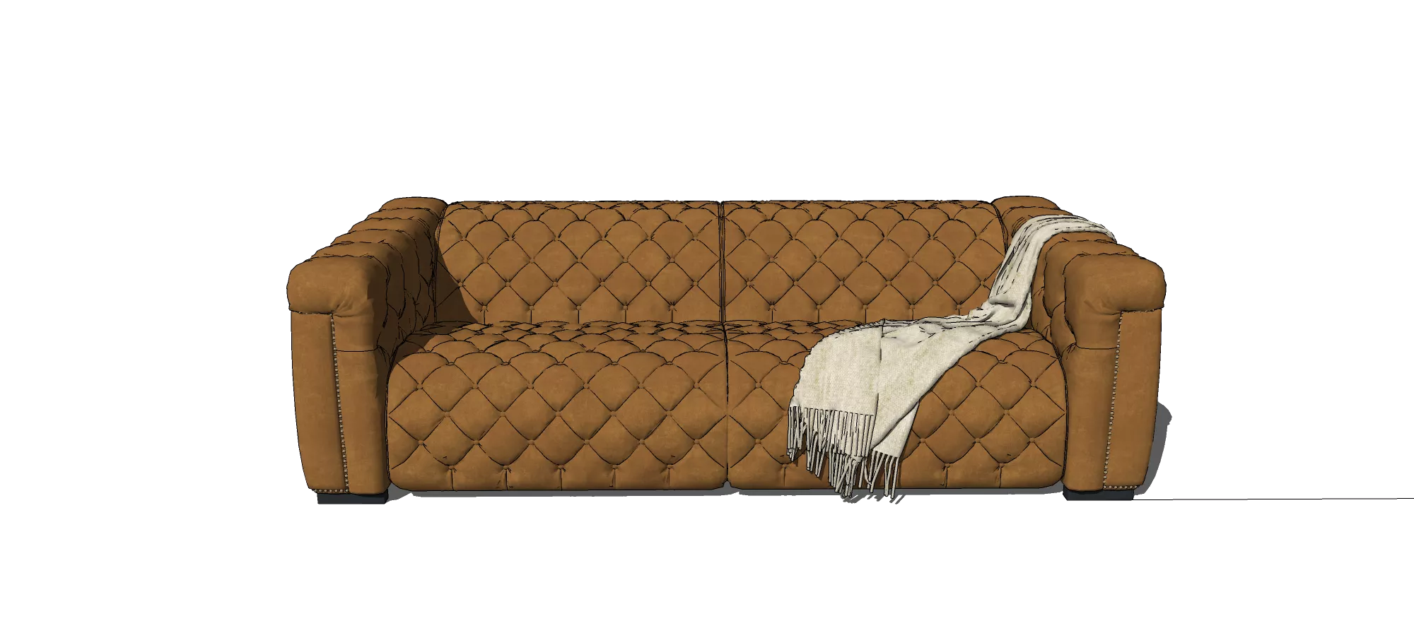 MODERN SOFA - SKETCHUP 3D MODEL - VRAY OR ENSCAPE - ID13105