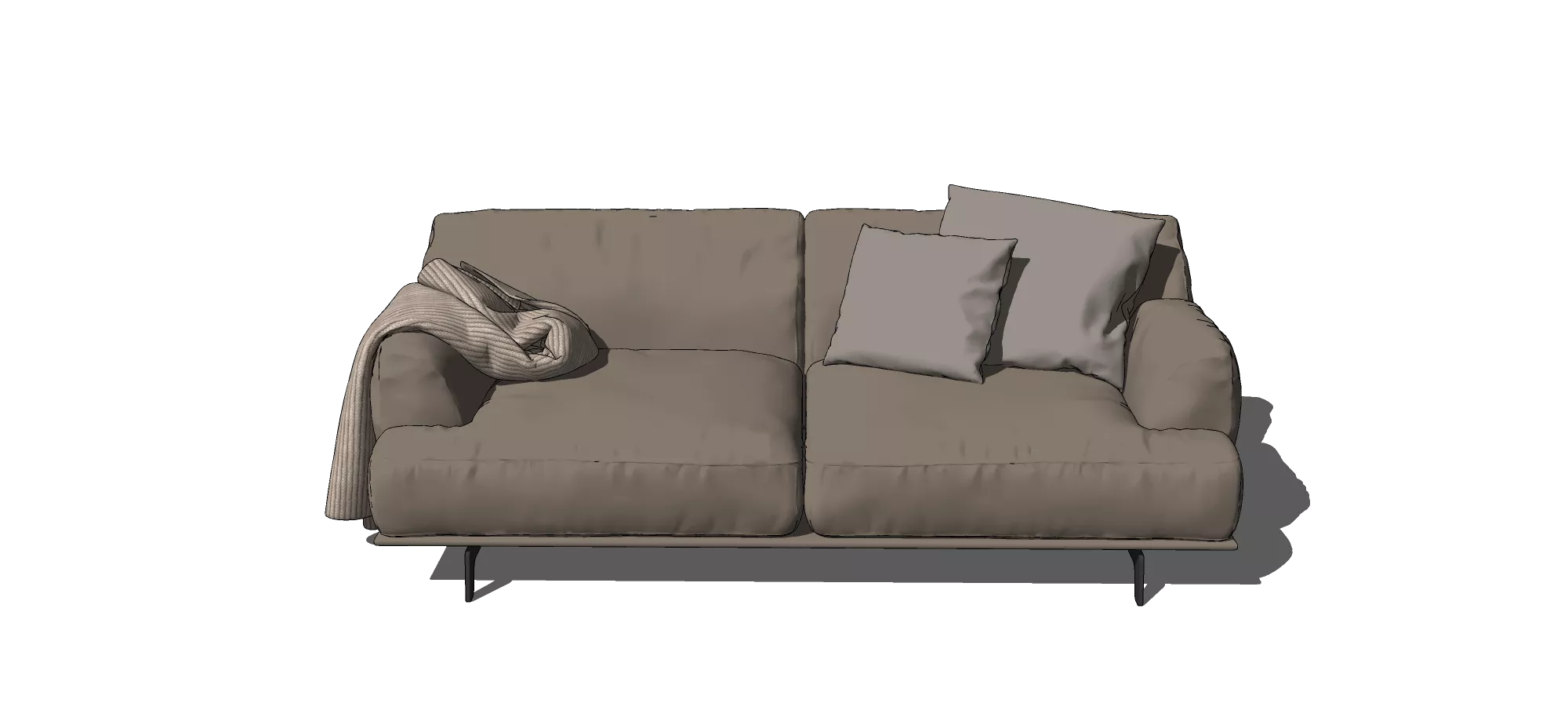 MODERN SOFA - SKETCHUP 3D MODEL - VRAY OR ENSCAPE - ID13107