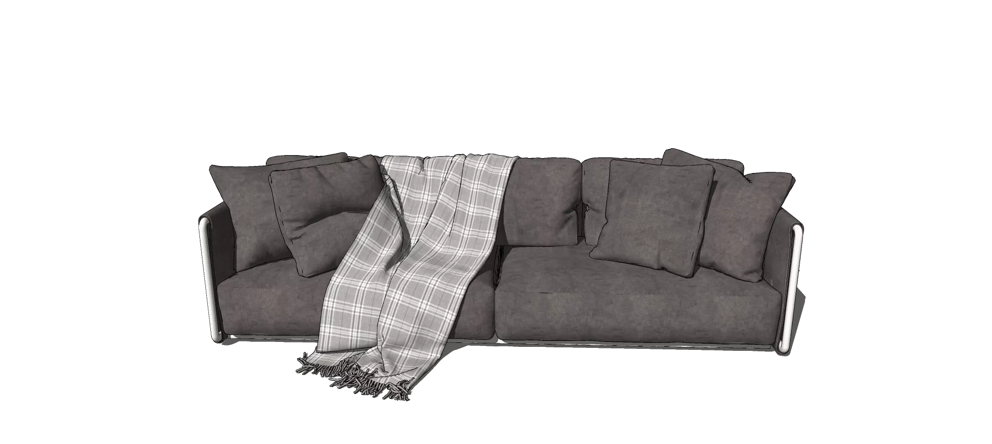 MODERN SOFA - SKETCHUP 3D MODEL - VRAY OR ENSCAPE - ID13108