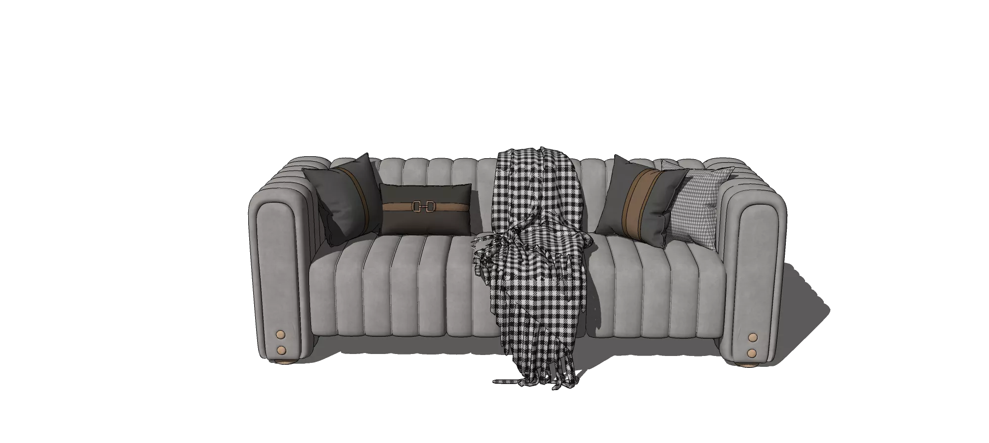 MODERN SOFA - SKETCHUP 3D MODEL - VRAY OR ENSCAPE - ID13113