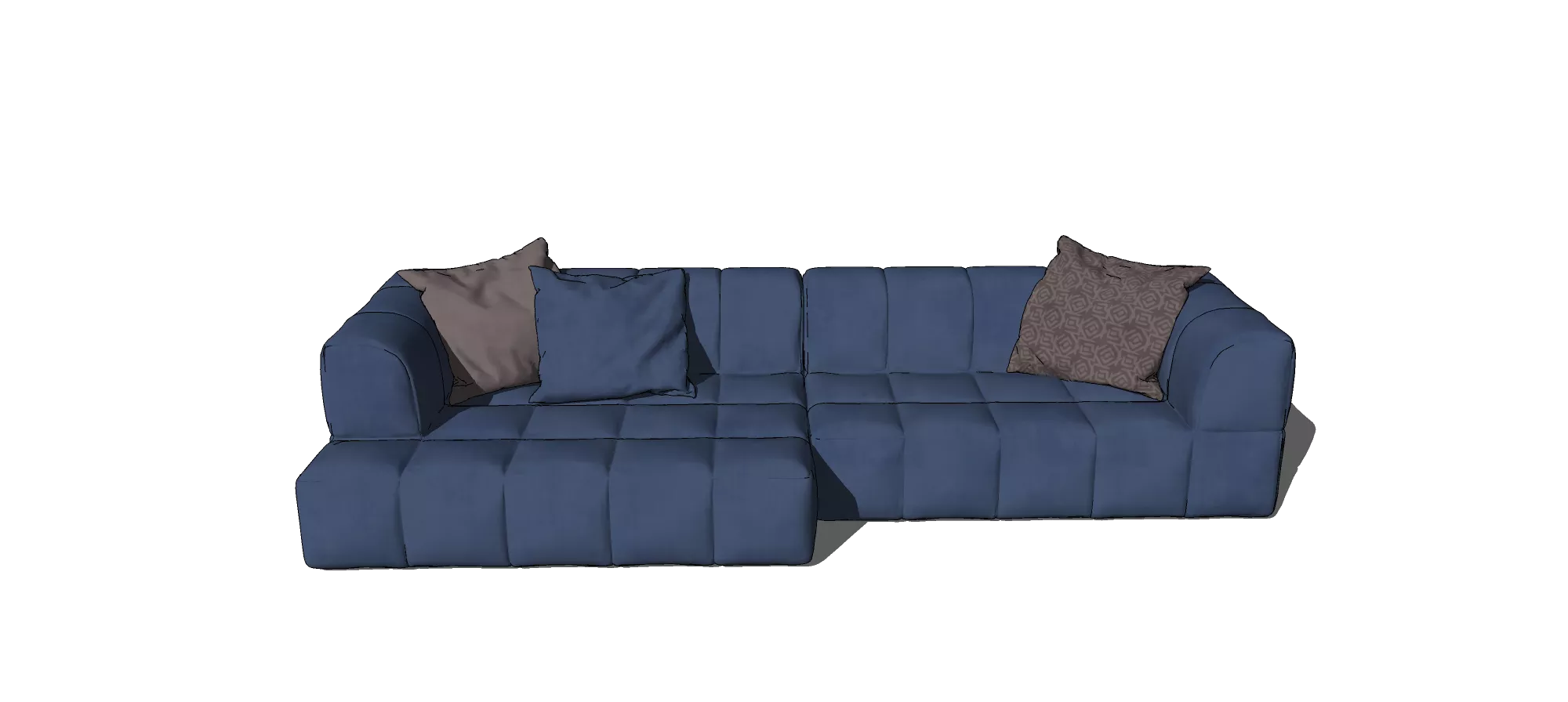 MODERN SOFA - SKETCHUP 3D MODEL - VRAY OR ENSCAPE - ID13114