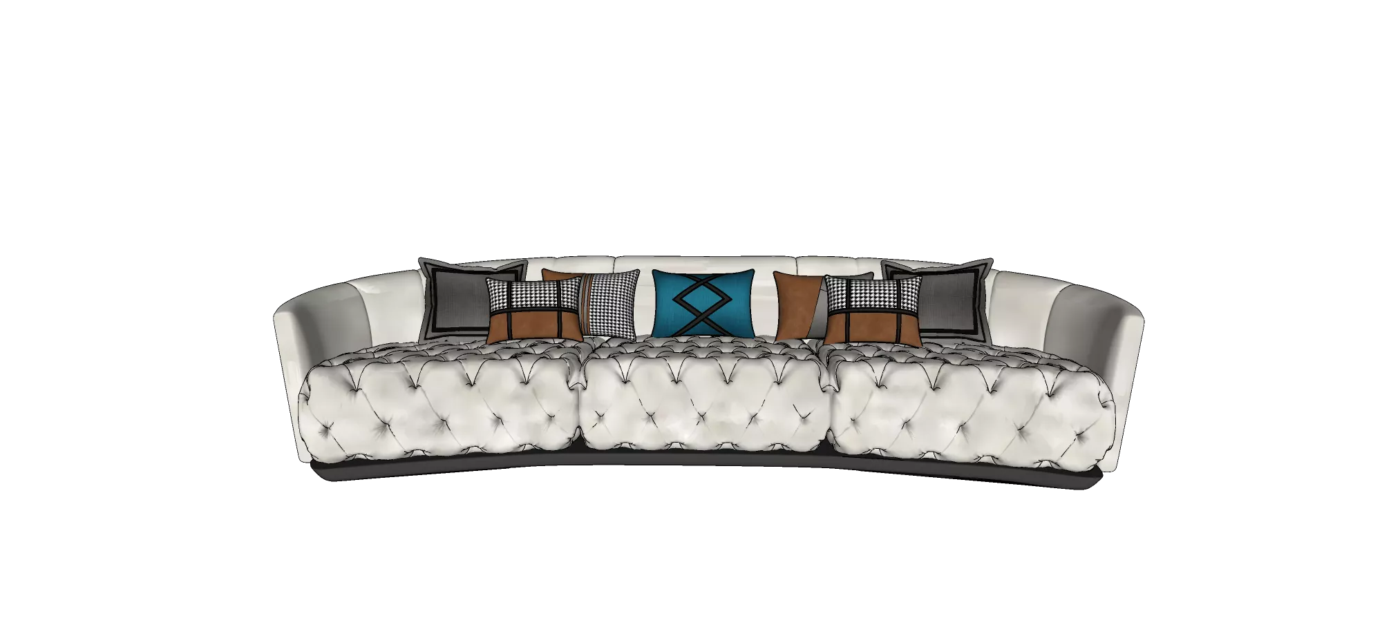 MODERN SOFA - SKETCHUP 3D MODEL - VRAY OR ENSCAPE - ID13137