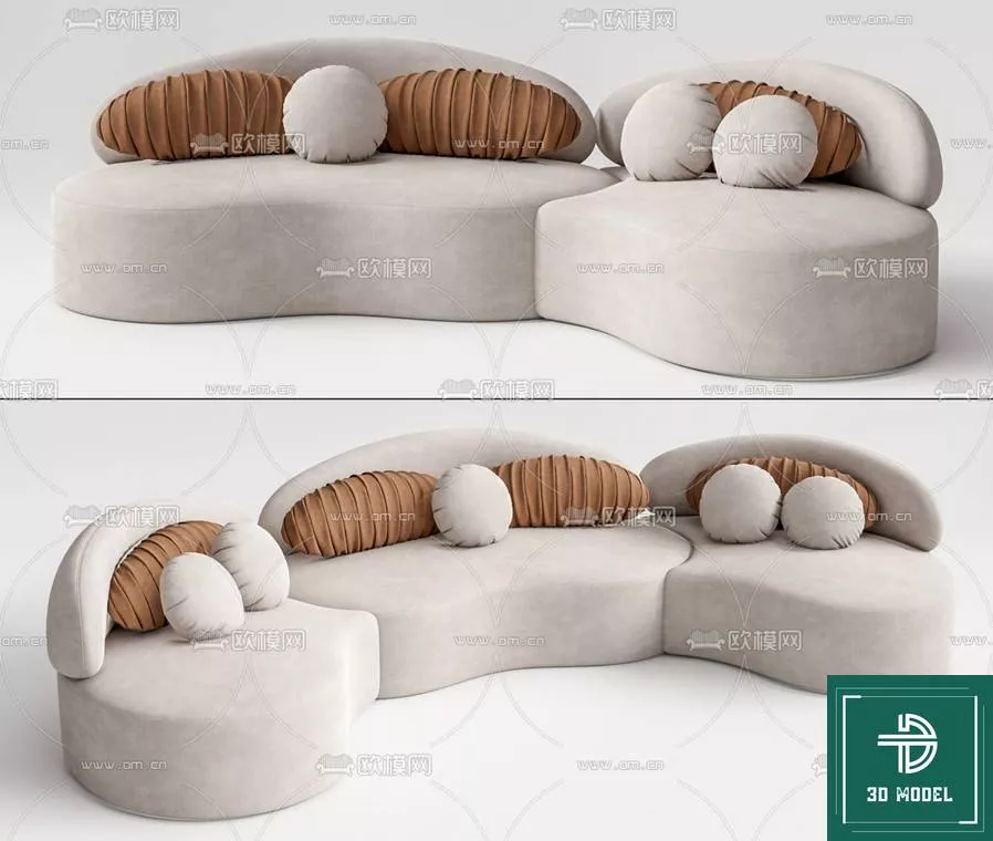 MODERN SOFA - SKETCHUP 3D MODEL - VRAY OR ENSCAPE - ID13209