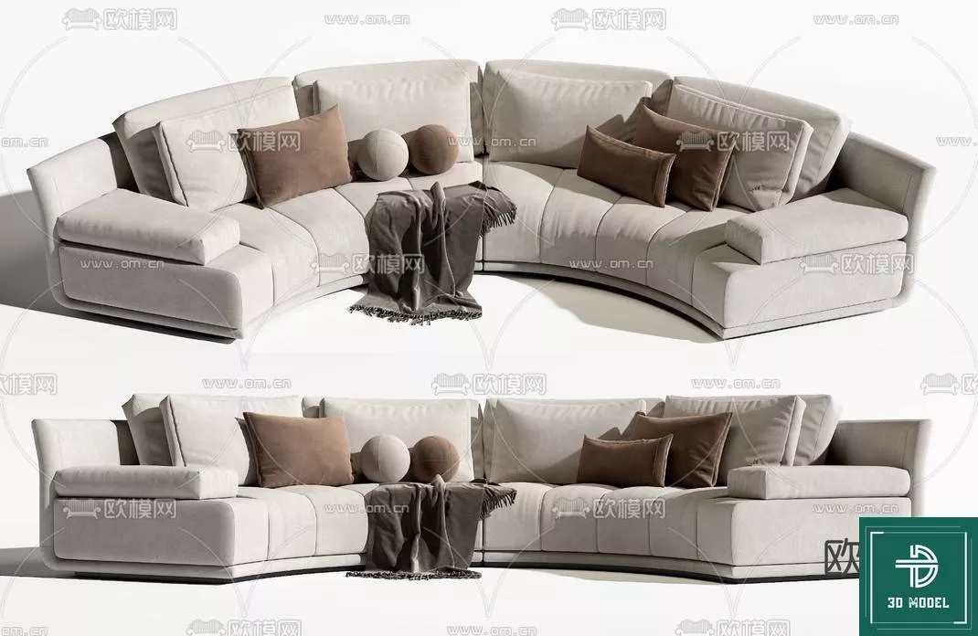 MODERN SOFA - SKETCHUP 3D MODEL - VRAY OR ENSCAPE - ID13212