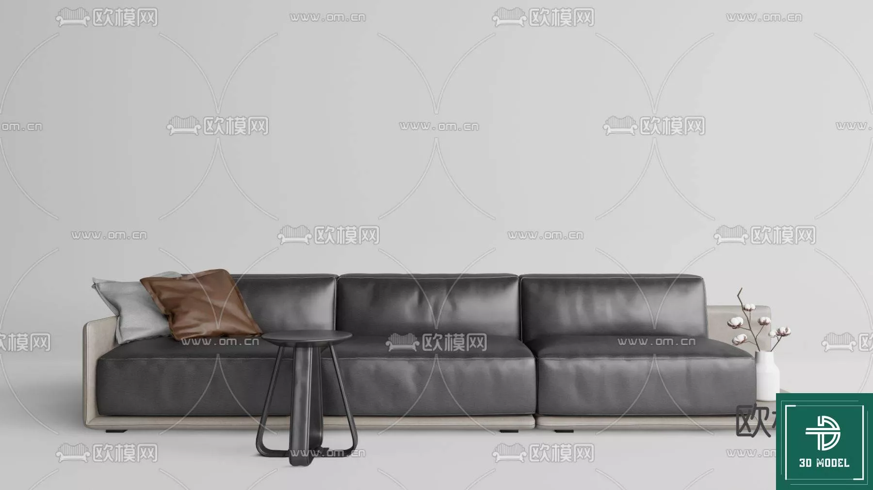 MODERN SOFA - SKETCHUP 3D MODEL - VRAY OR ENSCAPE - ID13218