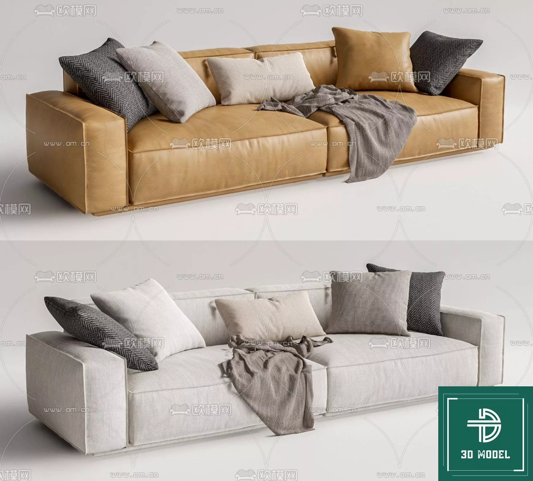 MODERN SOFA - SKETCHUP 3D MODEL - VRAY OR ENSCAPE - ID13228