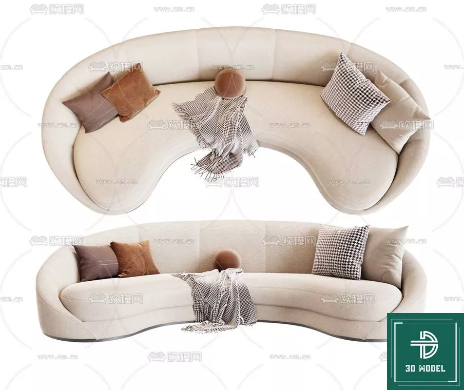 MODERN SOFA - SKETCHUP 3D MODEL - VRAY OR ENSCAPE - ID13240