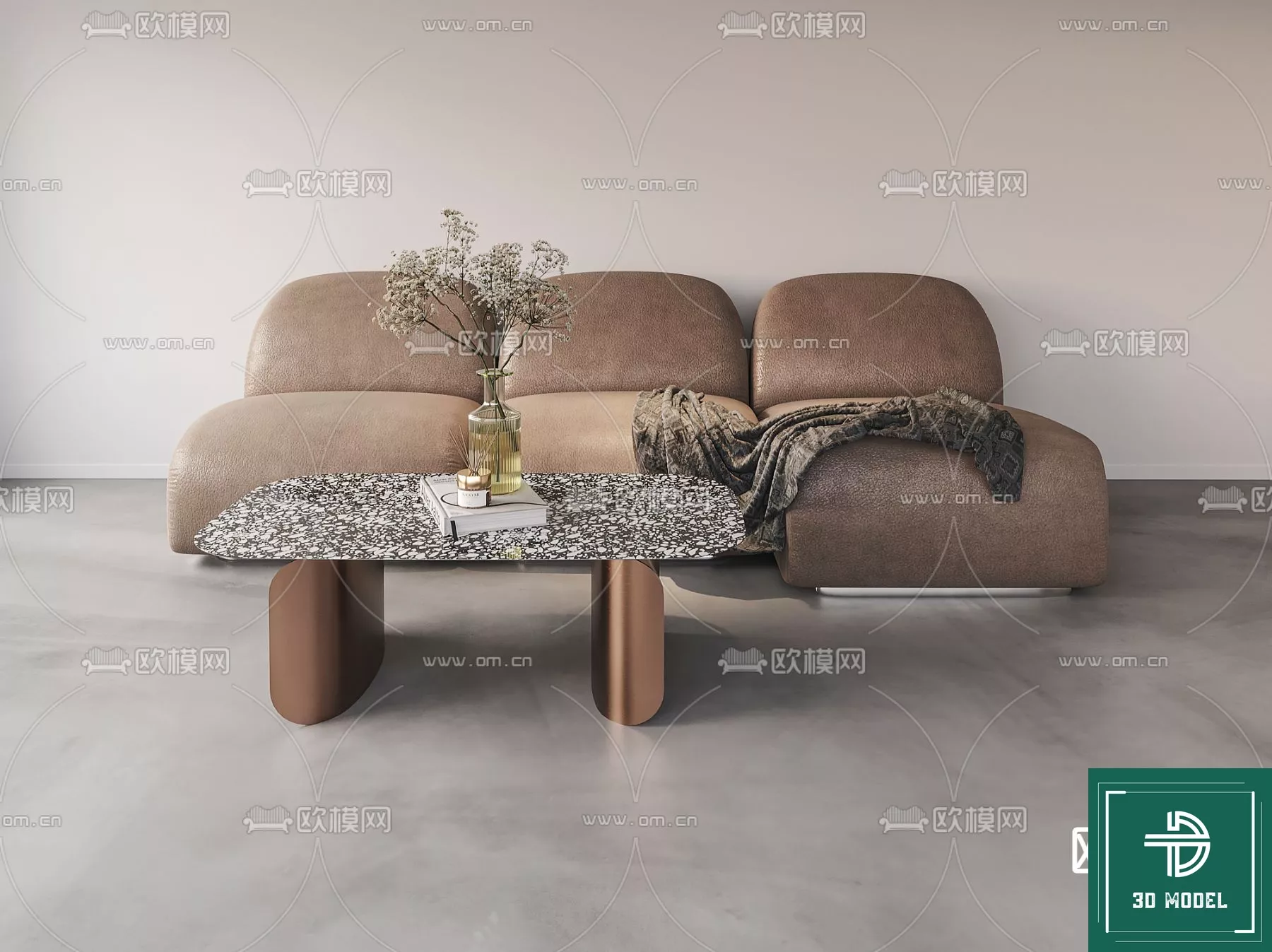 MODERN SOFA - SKETCHUP 3D MODEL - VRAY OR ENSCAPE - ID13242