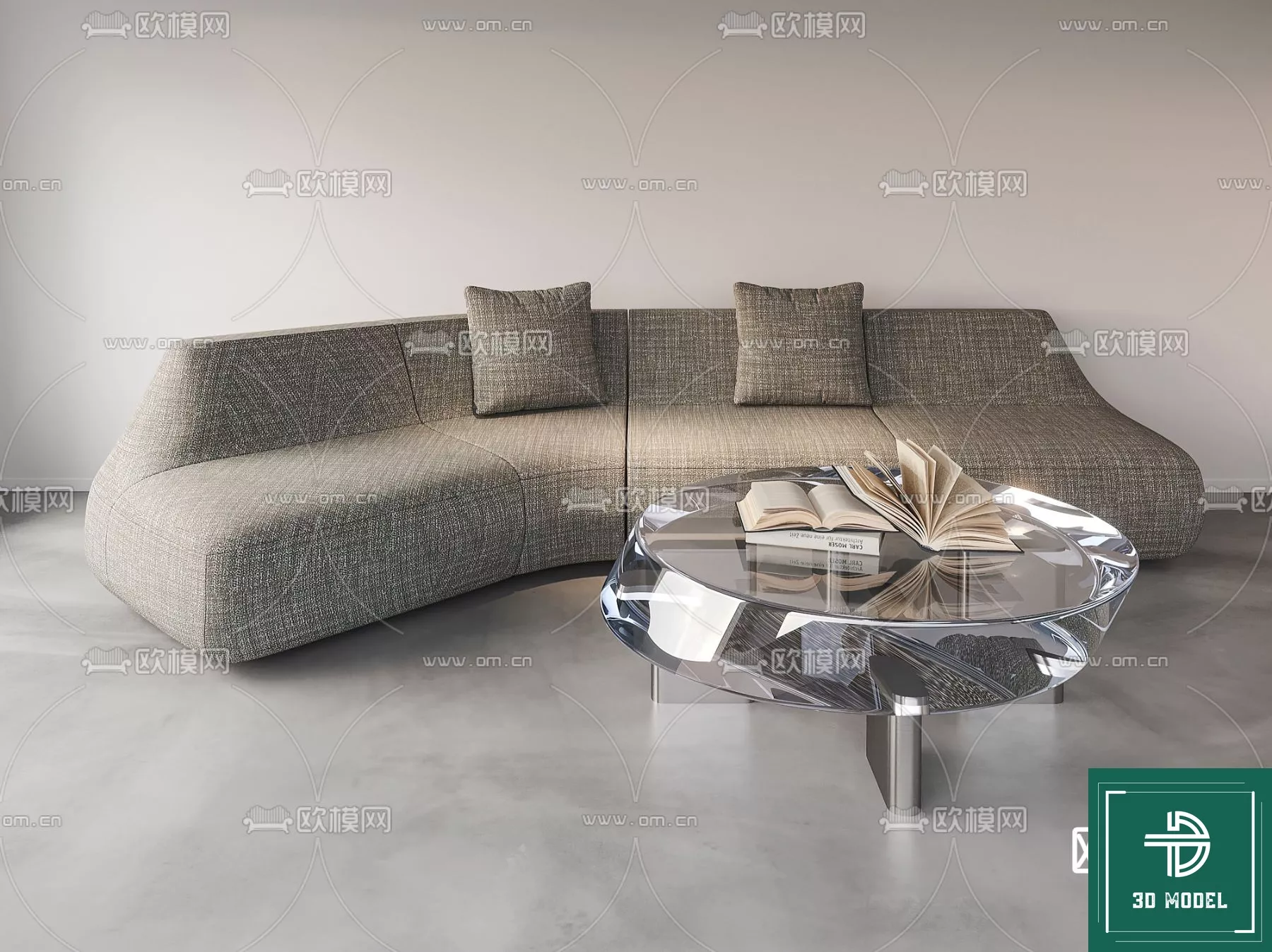 MODERN SOFA - SKETCHUP 3D MODEL - VRAY OR ENSCAPE - ID13243