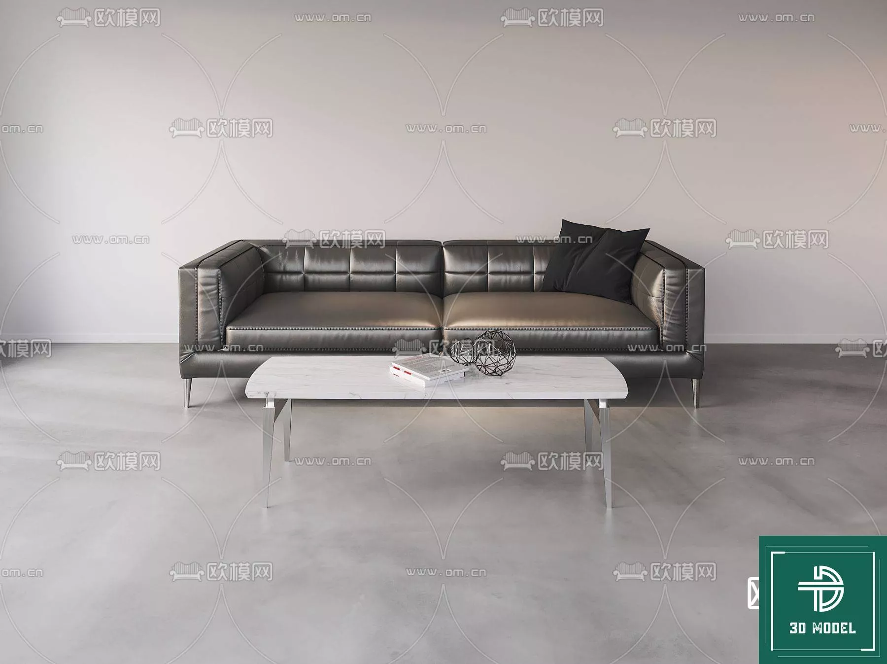 MODERN SOFA - SKETCHUP 3D MODEL - VRAY OR ENSCAPE - ID13248