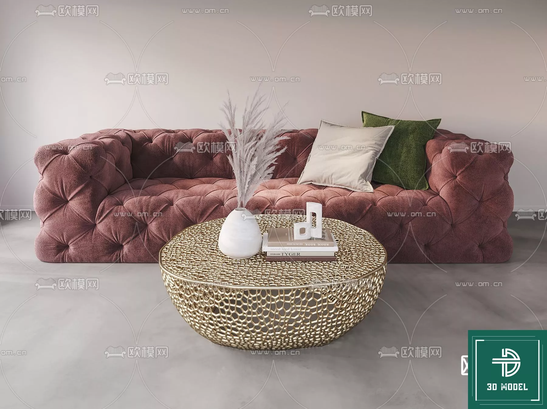 MODERN SOFA - SKETCHUP 3D MODEL - VRAY OR ENSCAPE - ID13251