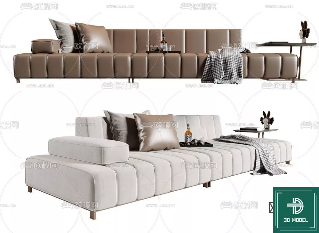 MODERN SOFA - SKETCHUP 3D MODEL - VRAY OR ENSCAPE - ID13263