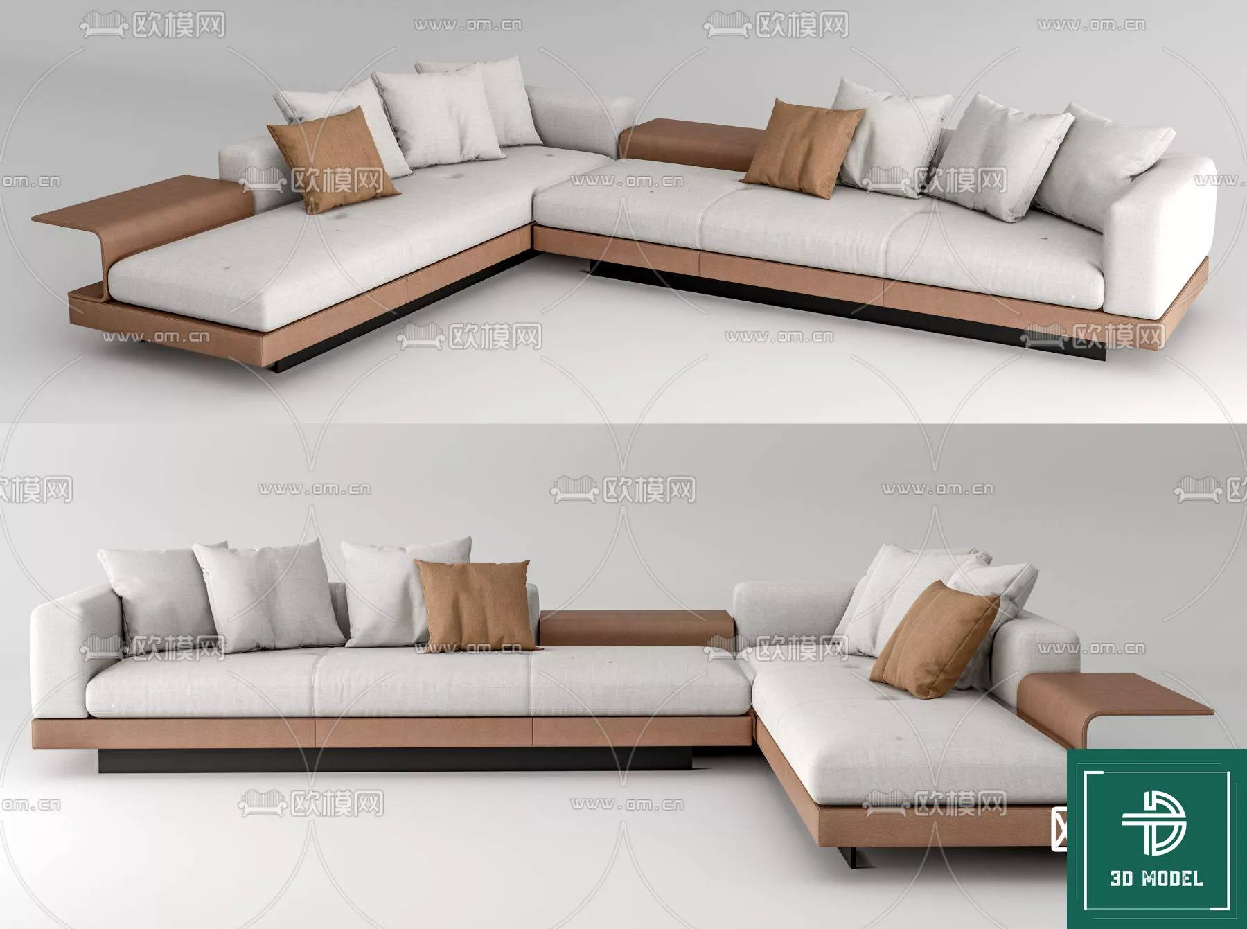 MODERN SOFA - SKETCHUP 3D MODEL - VRAY OR ENSCAPE - ID13288