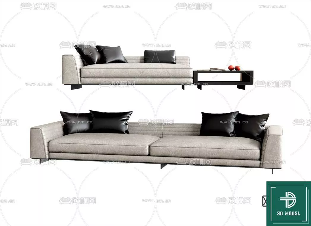 MODERN SOFA - SKETCHUP 3D MODEL - VRAY OR ENSCAPE - ID13305