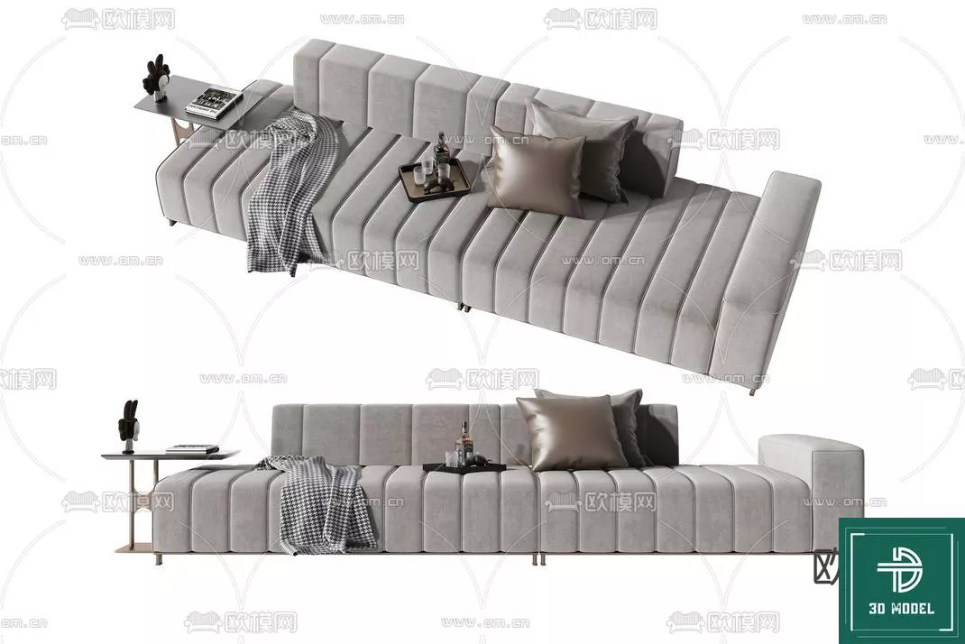 MODERN SOFA - SKETCHUP 3D MODEL - VRAY OR ENSCAPE - ID13336