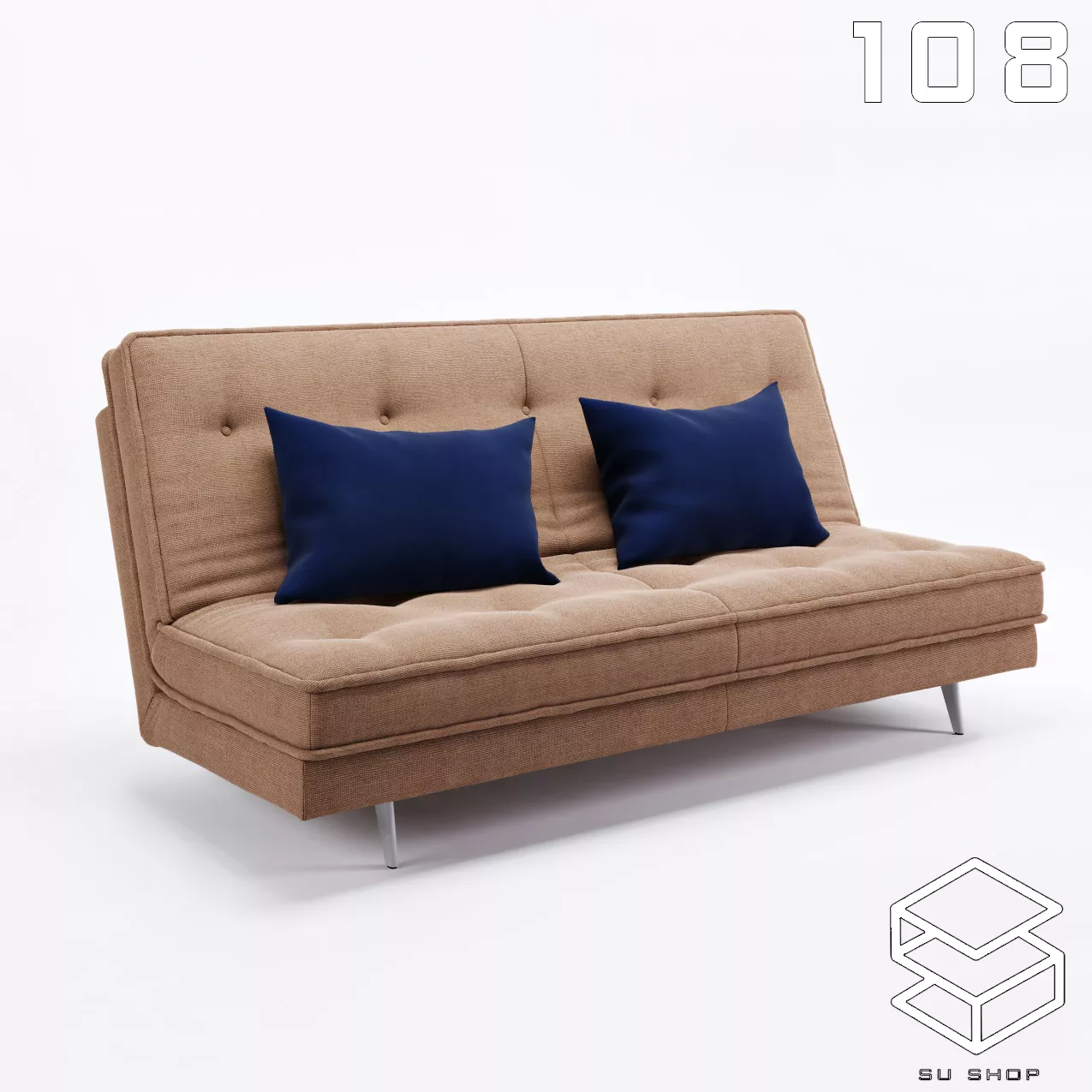 MODERN SOFA - SKETCHUP 3D MODEL - VRAY OR ENSCAPE - ID13395