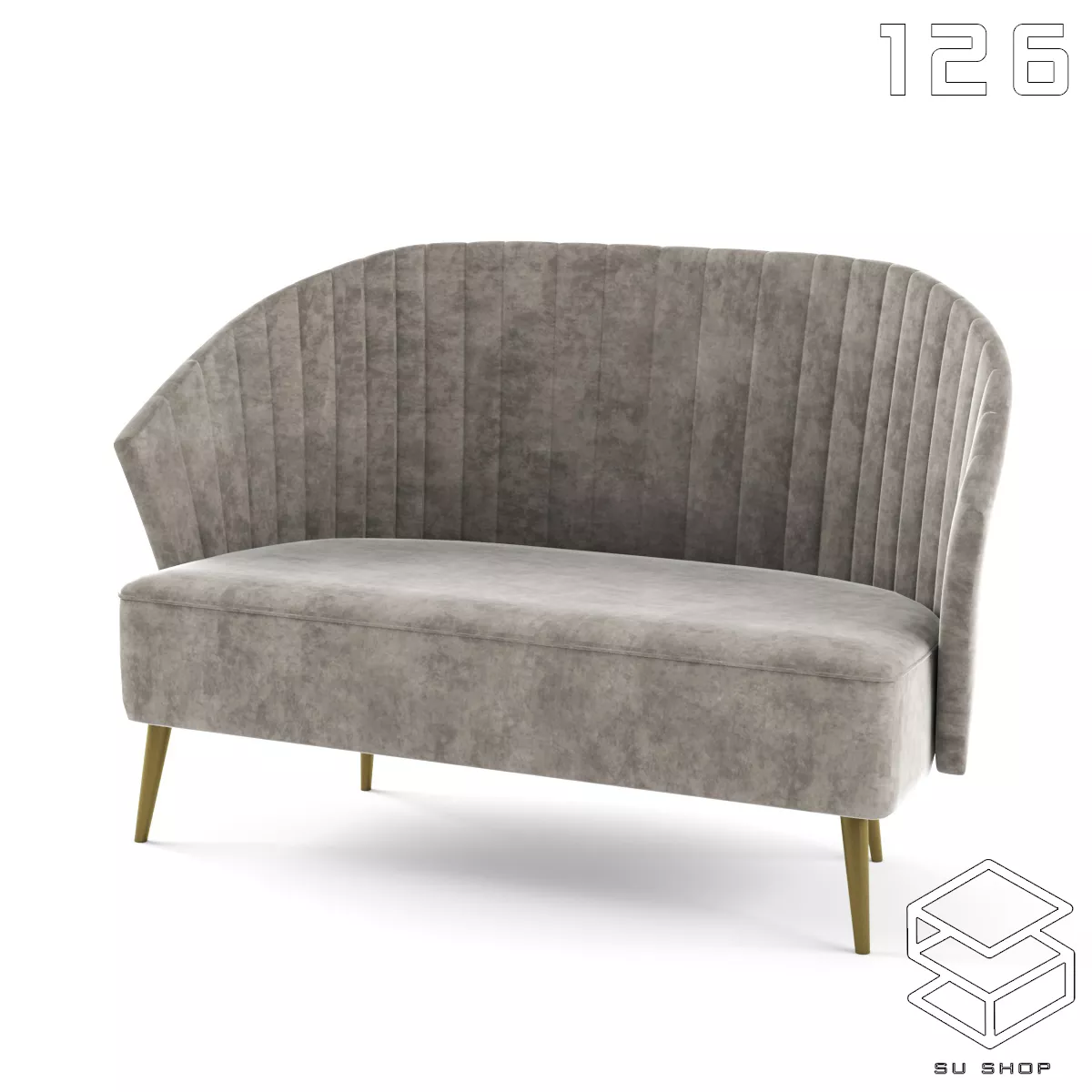 MODERN SOFA - SKETCHUP 3D MODEL - VRAY OR ENSCAPE - ID13415