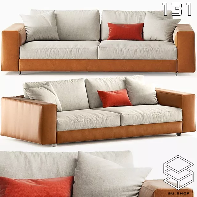 MODERN SOFA - SKETCHUP 3D MODEL - VRAY OR ENSCAPE - ID13421