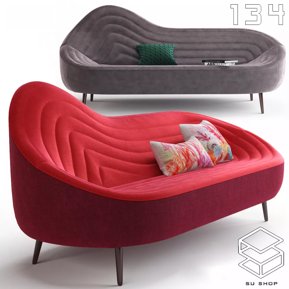 MODERN SOFA - SKETCHUP 3D MODEL - VRAY OR ENSCAPE - ID13424