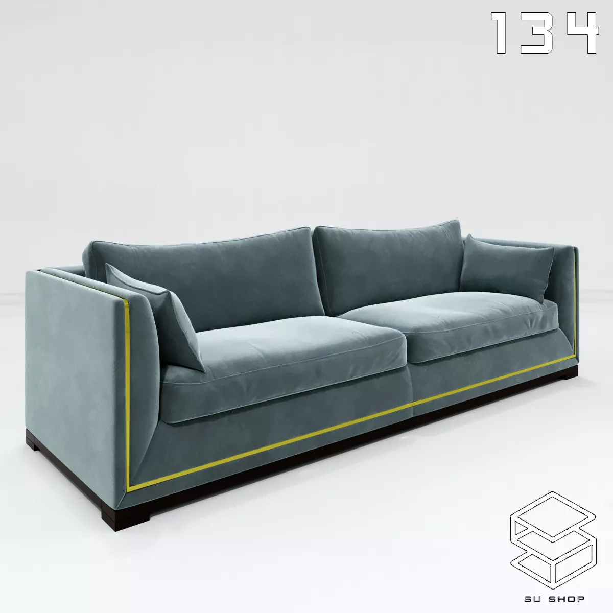 MODERN SOFA - SKETCHUP 3D MODEL - VRAY OR ENSCAPE - ID13428