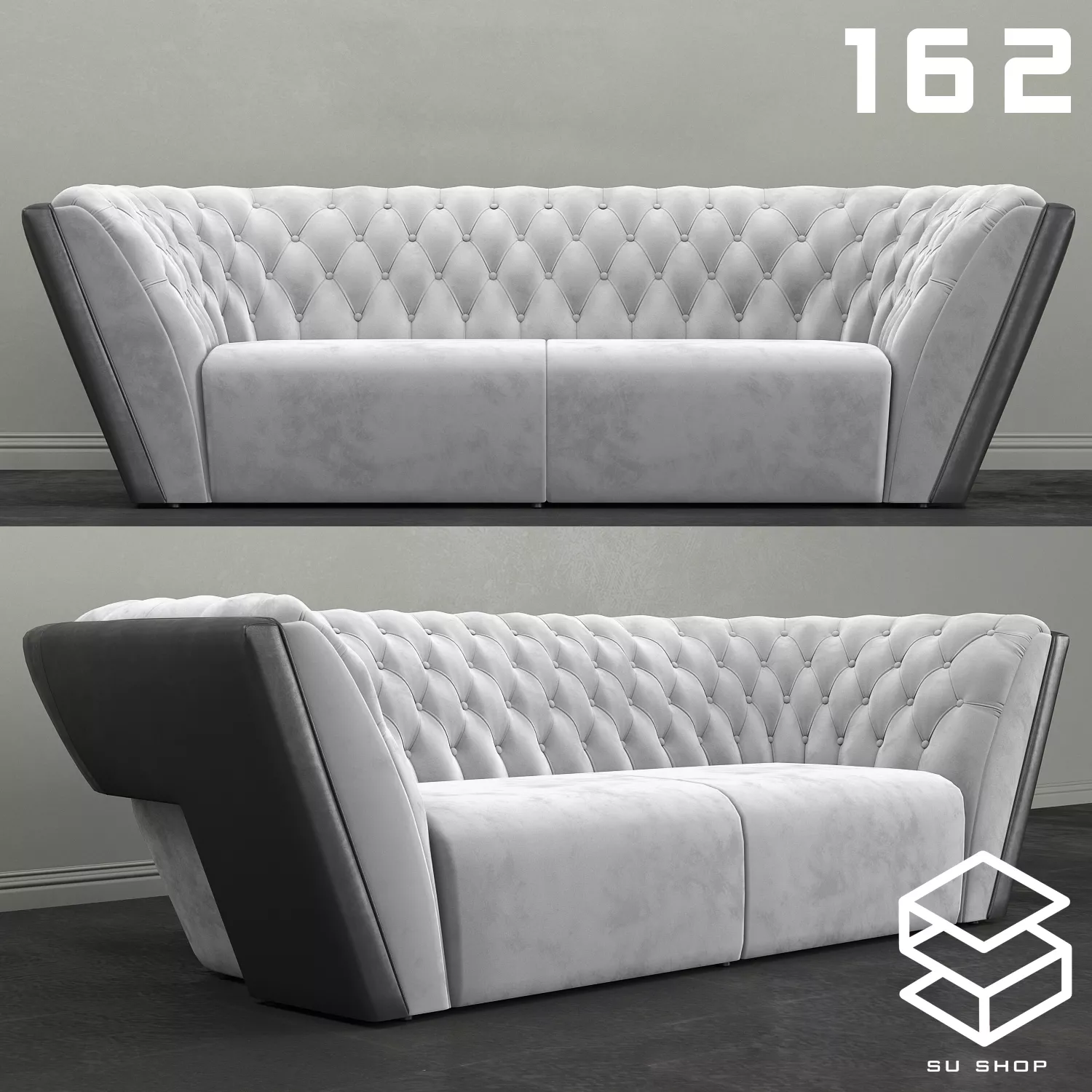 MODERN SOFA - SKETCHUP 3D MODEL - VRAY OR ENSCAPE - ID13455