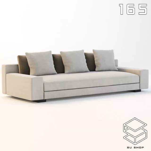 MODERN SOFA - SKETCHUP 3D MODEL - VRAY OR ENSCAPE - ID13458