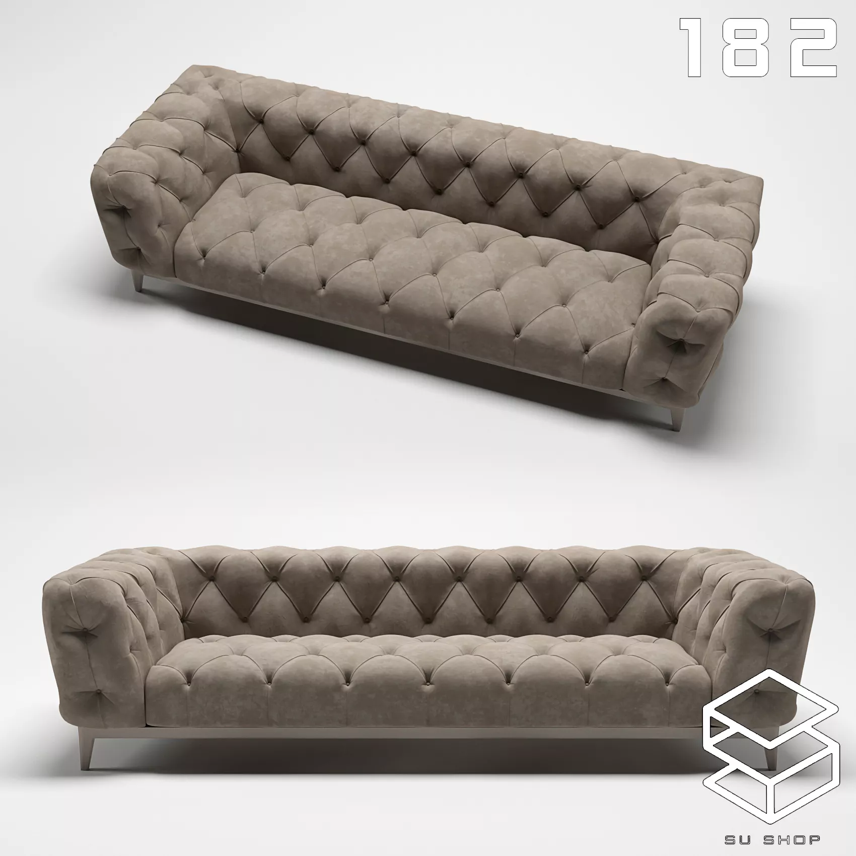 MODERN SOFA - SKETCHUP 3D MODEL - VRAY OR ENSCAPE - ID13477