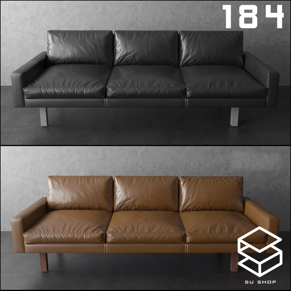 MODERN SOFA - SKETCHUP 3D MODEL - VRAY OR ENSCAPE - ID13479