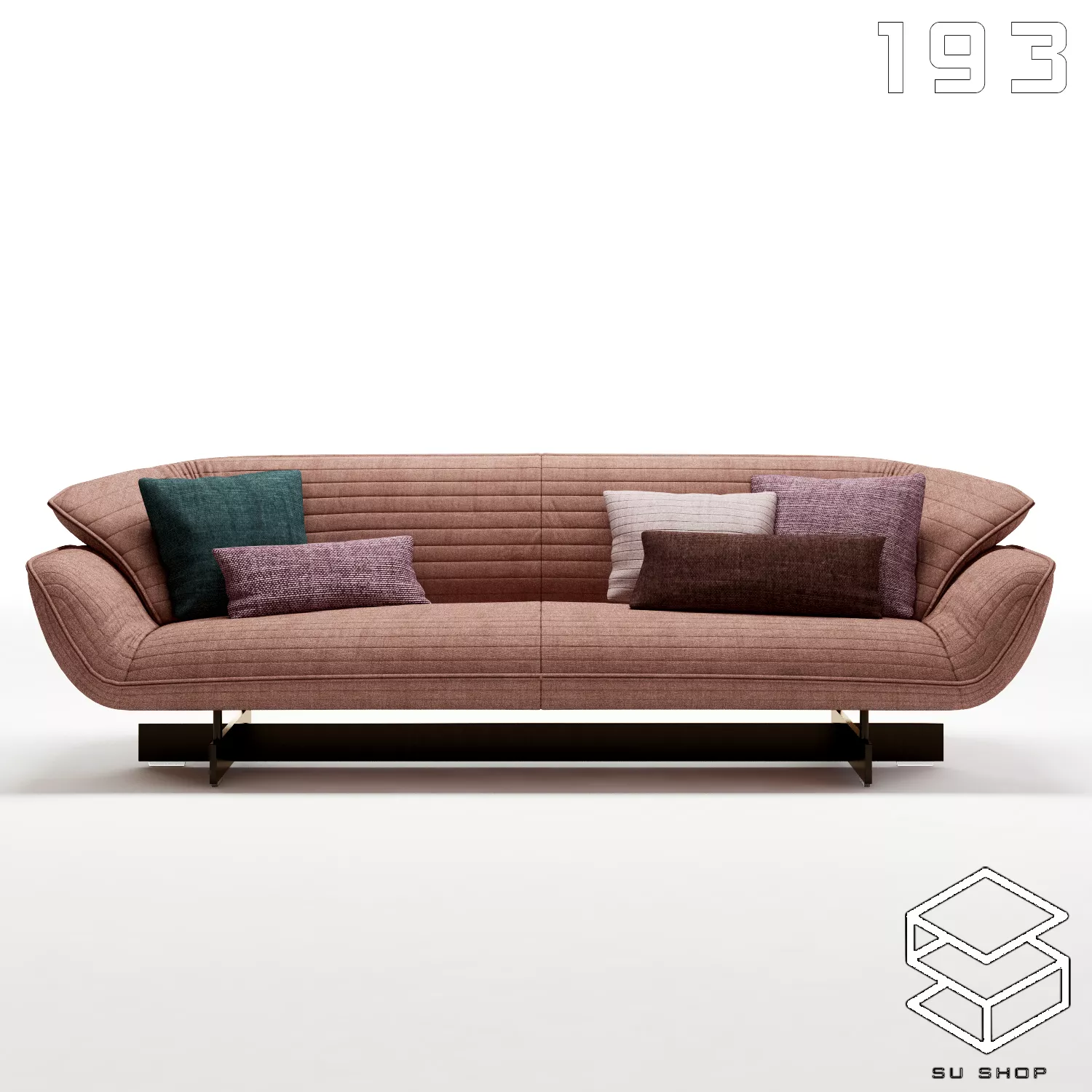 MODERN SOFA - SKETCHUP 3D MODEL - VRAY OR ENSCAPE - ID13489